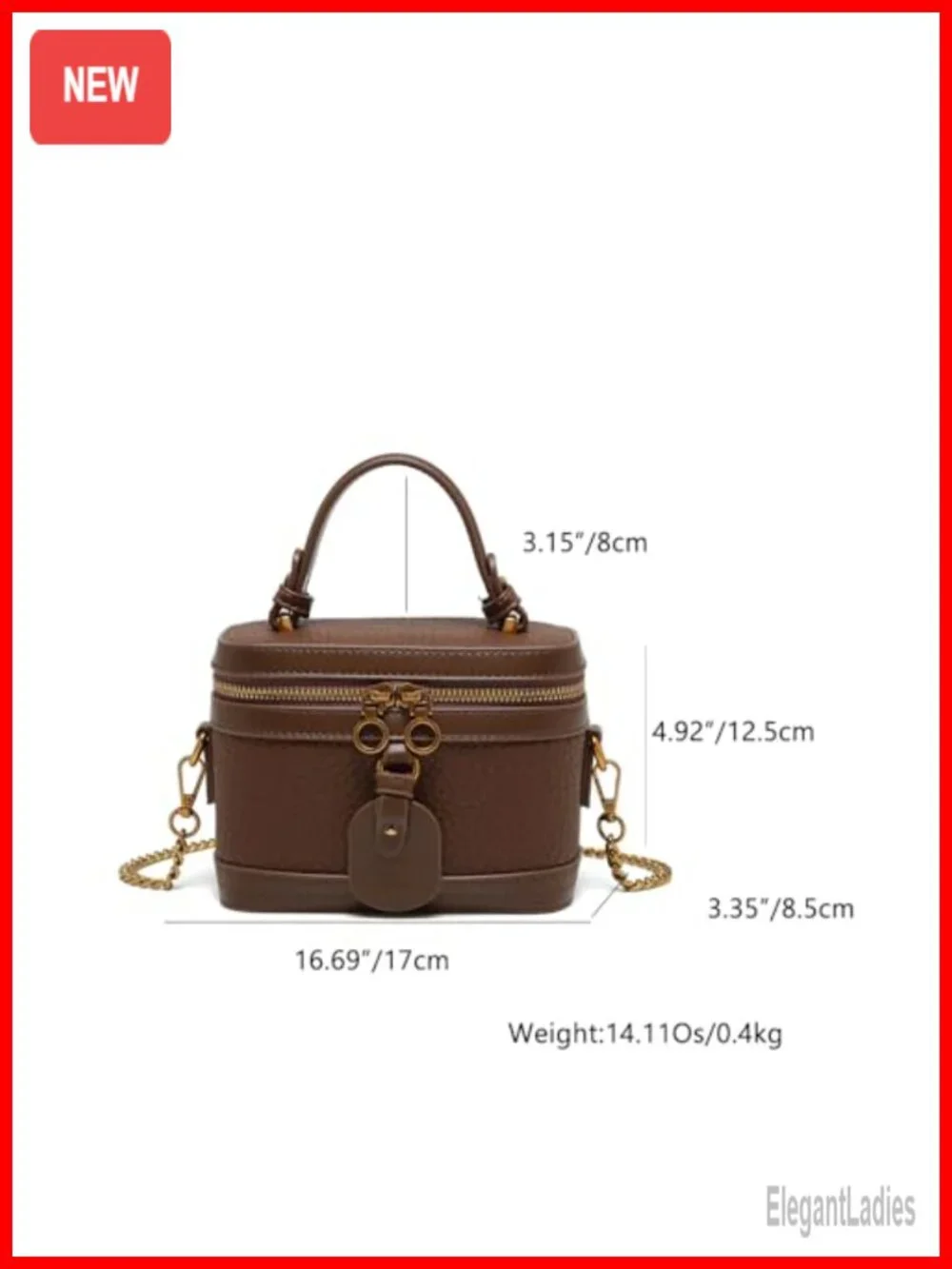 Mini Satchel Crossbody Bag Faux Leather Shoulder Purse